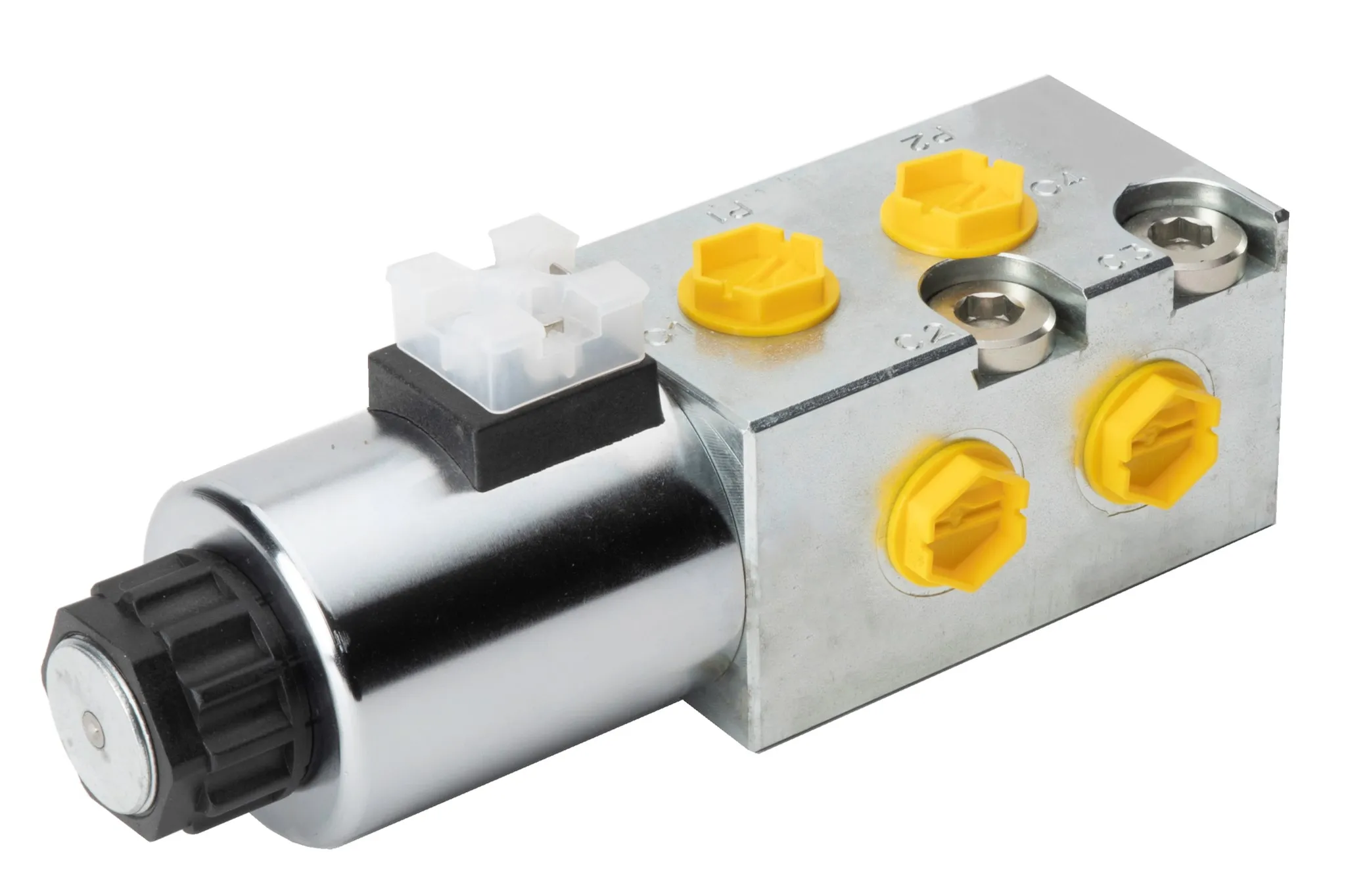Sähköohj. 6/2-suuntaventt. R1/2&amp;quot;,12VDC,kaksoisvaro/imuv.